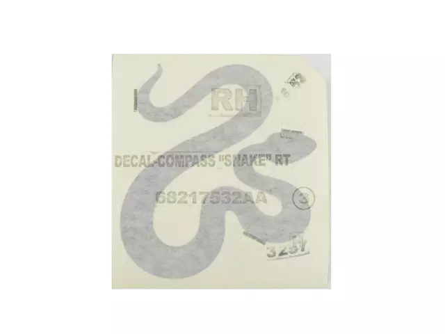 68217532AA - Exterior Ornamentation: Front Door Decal, Right for Mopar Image