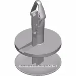 11548096 - : Headlining Trim Panel Retainer for GM Image