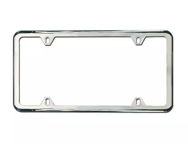 Slimline License Plate Frame With Audi Rings - Audi (ZAW-071-801-B)