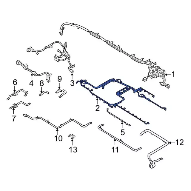 NL3Z10B694D - : Wire Harness for Ford: F-150 Lightning Image