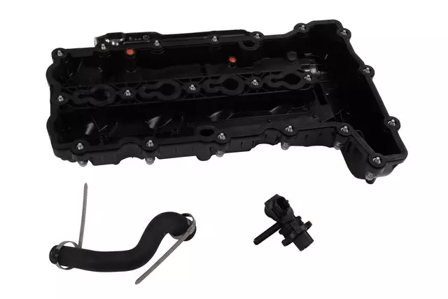 Camshaft Housing with Cover and Positive Crankcase Ventilation (PCV) Hose - GM (55502474)
