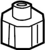 5621801U00 - Suspension: Upper Cover Lower Bushing for Infiniti Image