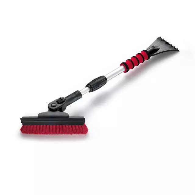 2008-2017 Audi - Red & Black Snowbrush W/Rubber Seal & Swivel - Audi (80A-096-010-C)