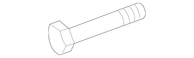 308765014012 - Front Axle: Hexagon Head Bolt for Mercedes-Benz: E320, E430, E500, Maybach S550, Maybach S560, Maybach S600, Maybach S650, S430, S450, S550, S550e, S560, S600, S63 AMG, S65 AMG, SL400, SL450, SL550, SL63 AMG, SL65 AMG Image image