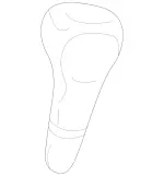 2022671510 - : Selector Lever Handle for Mercedes-Benz Image