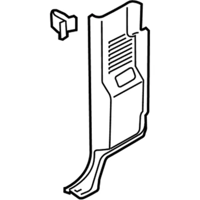 BC3Z25278D12BA - Body: Lower Pillar Trim for Ford: F-250 Super Duty, F-350 Super Duty, F-450 Super Duty Image