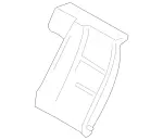2039200716 - Rear Seat Bench: Padding for Mercedes-Benz: 180C, C230, C320 Image