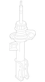 1763235200 - : Shock-Absorber Strut for Mercedes-Benz Image