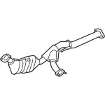 8L5Z5E212G - Exhaust: Converter for Ford: Ranger Image