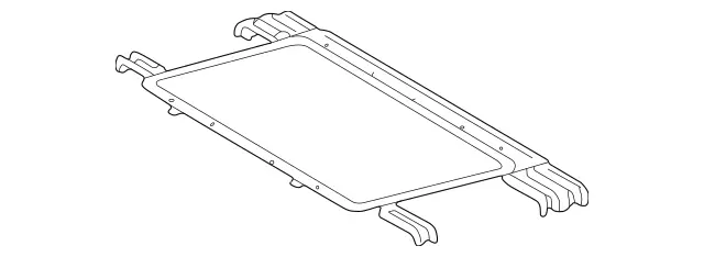 4636500200 - Roof: Roof Frame for Mercedes-Benz: G55 AMG, G550, G550 4x4, G63 AMG, G65 AMG Image image