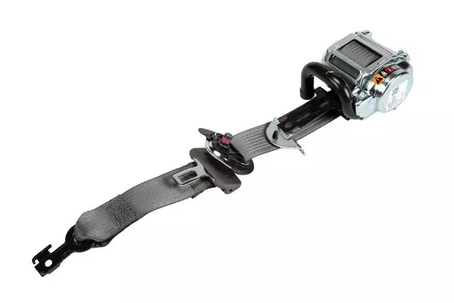 Dark Titanium Passenger Seat Belt with Retractor and Pre-Tensioner - GM (19330617)