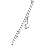 9C2Z16611B69AB - Electrical: Seat Belt Assembly for Ford Image