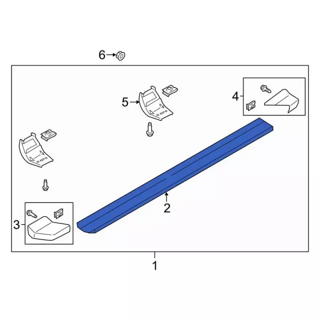 ML3Z16451LB - Unclassified: Running Board for Ford: F-150 Image