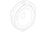 2128202602 - Electrical System: Speaker for Mercedes-Benz Image