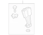 2108600869 - Electrical: Buckle End for Mercedes-Benz Image