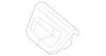 22286800227N25 - Body: Seat Belt Guide for Mercedes-Benz Image