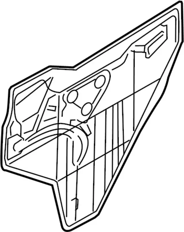 828601LA0A - Body: Water Deflector for INFINITI: QX56, QX80 Image