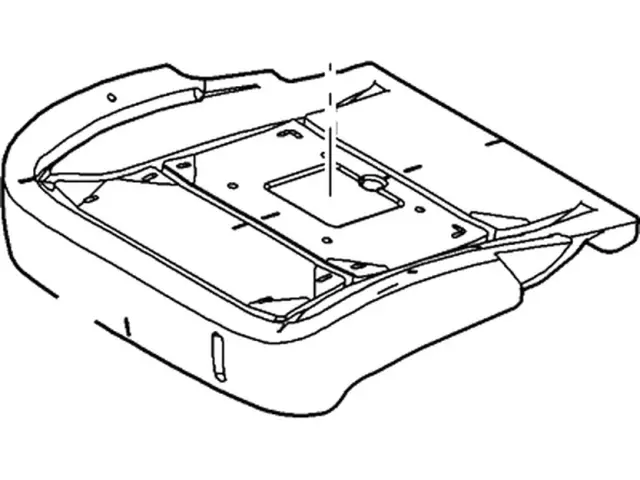 DA8Z74632A22G - Body: Seat Cushion Pad for Ford: Flex Image