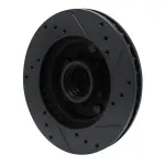 63347007L - : DFC Brake Rotor - Drilled and Slotted - Black for DYNAMIC FRICTION Image