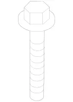 69900100 - Electrical System: Hexagon Head Screw for Mercedes-Benz Image