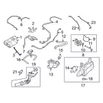 LX6Z9D667A - : Canister Hose for Ford: Escape Image