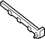 85220F6600 - Body: Bumper Cover Stiffener for INFINITI: M30 Image