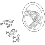 FR3Z3600AD - : OEM NEW 2015-2019 Ford Mustang Bullitt EcoBoost Kit Steering Wheel FR3Z-3600-AD for Ford: Mustang Image