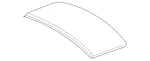 2066500300 - Roof: Roof for Mercedes-Benz: C300, C43 AMG, C63 AMG S E Performance Image