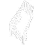 2069105106 - : Backrest Shell for Mercedes-Benz Image