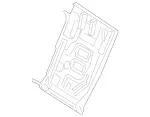 1779201300 - Rear Seat Bench: Backrest Frame for Mercedes-Benz Image