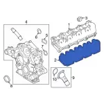 LC3Z6584A - Engine: Valve Cover Gasket for Ford: E-350 Super Duty, E-450 Super Duty, F-250 Super Duty, F-350 Super Duty, F-450 Super Duty, F-550 Super Duty Image