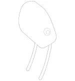 1669701901 - Driver Seat: Head Restraint for Mercedes-Benz Image