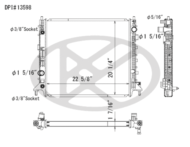 A13598 - : Koyorad Radiator for Koyo Image
