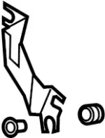 491901CA0A - Steering: Reservoir Assembly Bracket for INFINITI: FX35, FX37, FX50, QX70 Image