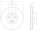 355119261 - : Disc Brake Rotor for Hella Pagid Image