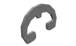 11604423 - Body: Front Floor Console Armrest Hinge Clip for ACDelco Image