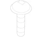 69900612 - : Pan Head Screw for Mercedes-Benz Image