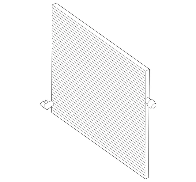 995003500 - Radiator: Coolant Radiator for Mercedes-Benz: CLS450, CLS53 AMG, E300, E350, E400, E43 AMG, E450, E53 AMG, E63 AMG S, GLC300, GLC43 AMG, Maybach S550, Maybach S560, Maybach S600, Maybach S650, S450, S550, S550e, S560, S600, S63 AMG, S65 AMG Image image