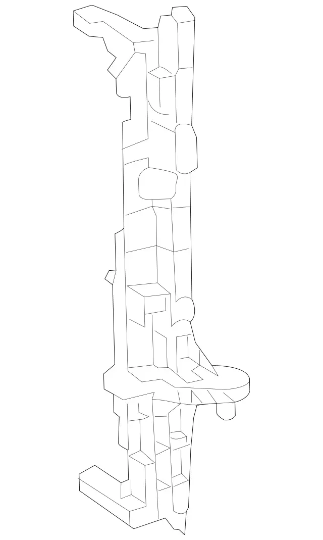 99504020064 - Radiator: Supporting Frame for Mercedes-Benz Image