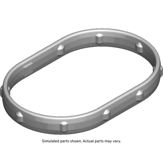 12664202 - Cooling System: Water Outlet Gasket for Buick: Encore, Envision, LaCrosse, Regal, Regal Sportback, Regal TourX | Cadillac: ATS, CT6, CTS | Chevrolet: Blazer, Camaro, Colorado, Cruze, Equinox, Impala, Malibu, Malibu Limited, Spark, Traverse, Trax, Volt | GMC: Acadia, Canyon, Terrain Image image