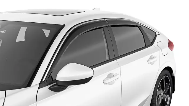 8R04T47100 - Exterior: 2022-2023 Honda Civic - Door Visors - Chrome Molding for Honda: Civic Image