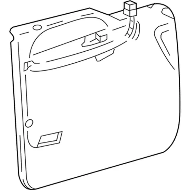 8C3Z2623942AB - Body: Door Trim Panel for Ford: F-250 Super Duty, F-350 Super Duty, F-450 Super Duty Image