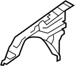 641801CA0A - Body: Upper Rail for INFINITI: FX35, FX37, FX50, QX70 Image