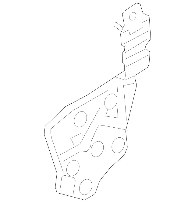 2387202207 - Front Doors: Holder for Mercedes-Benz: E400, E450, E53 AMG Image image