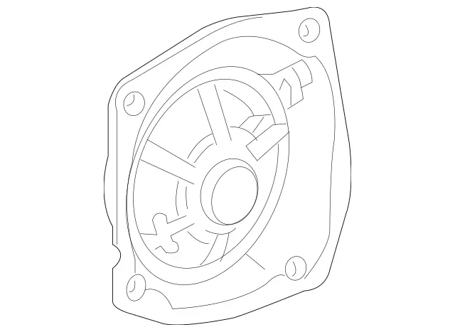 2168201402 - Electrical System: Speaker for Mercedes-Benz: CL550, CL600, CL63 AMG, CL65 AMG Image image