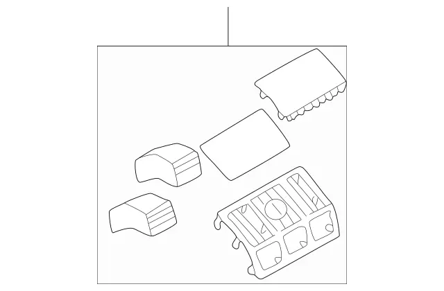 4636807508 - Body: Speaker Grille for Mercedes-Benz Image