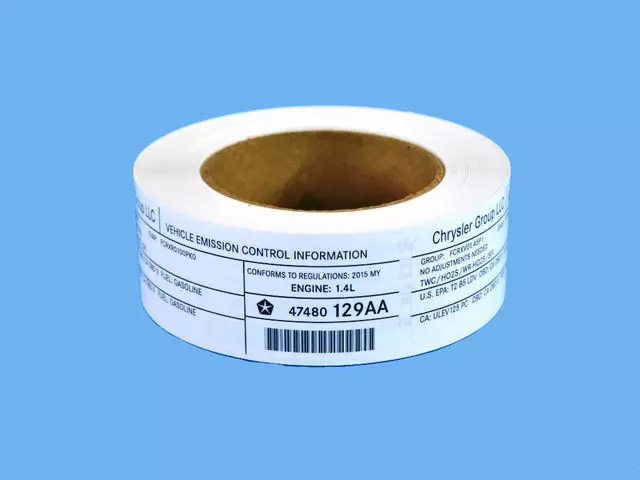 Vehicle Emission Control Information Label - Mopar (47480129AA)