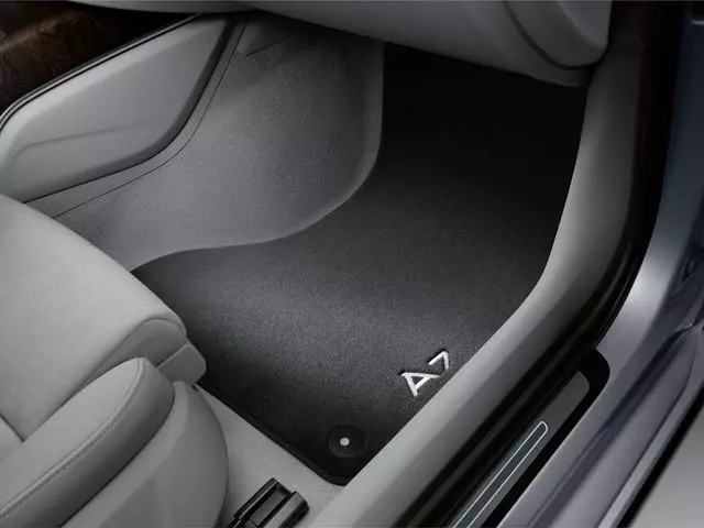 4G8061270MNO - : A7 (2011-2018) Premium Textile Floor Mats (Set of 4) - Black for Audi: A7 Quattro Image