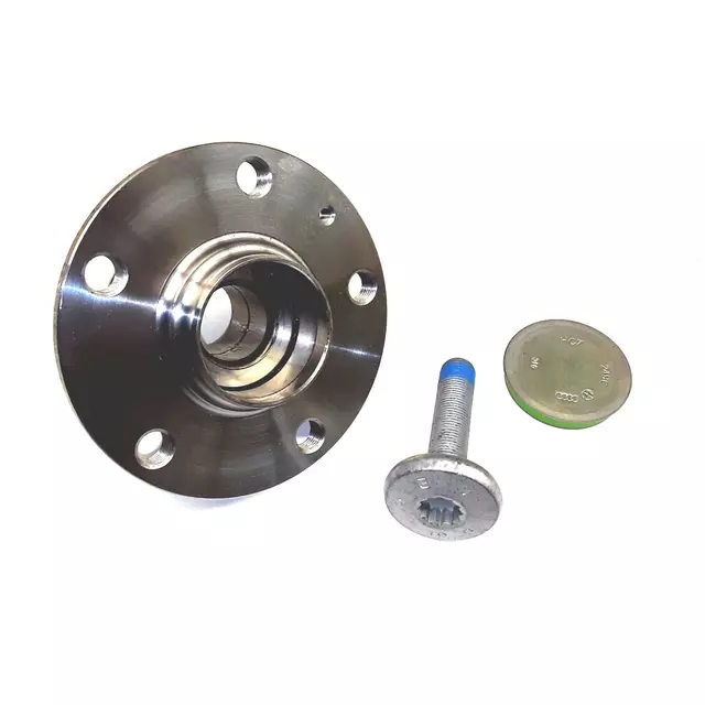 5Q0598611 - : Hub &amp; Bearing for Volkswagen: Beetle, e-Golf, Golf, Golf Alltrack, Golf R, Golf SportWagen, GTI, Jetta, R32, Rabbit, Taos Image