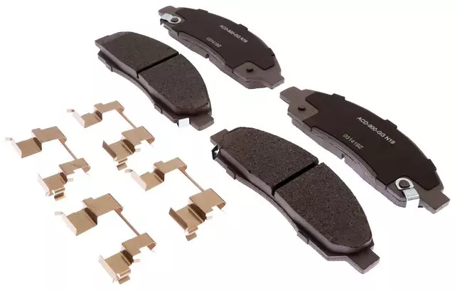 19387581 - : Ceramic Front Disc Brake Pad Set with Clips for GM Image